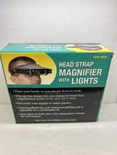 Head Strap Lighted Magnifier with Lights