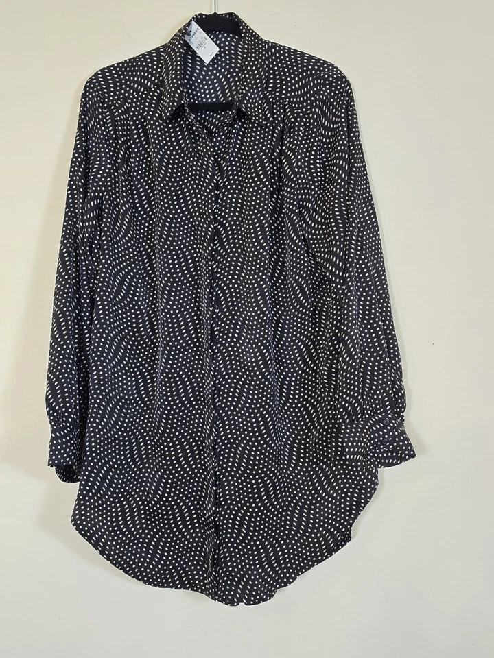 CAMISA MUJER EXPRESS PORTOFINO LUNARES MANGA LARGA TALLA XL Foto 2 de 4