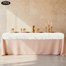 100cm Artificial Rose Flower Row Wedding Wall Floral Arrangement Backdrop Decor