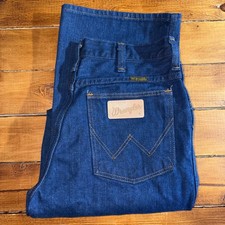 Vtg Wrangler Jeans Women 29x32 Blue '70s 845PWO No Fault USA Made Talon Zip Boot