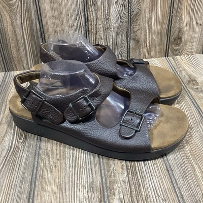 SAS Bravo Sandal Brown Leather Mens 11 Comfort Shoe SAS Men main image 2