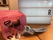 LED Leuchtkasten mit Buchstaben-Set - Lichtbox - Lightbx Set