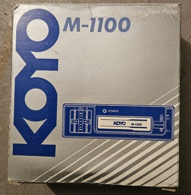 RARITÄT Koyo M-1100 Stereo Cassette Player - NOS OVP - Vintage Japan 70er Jahre