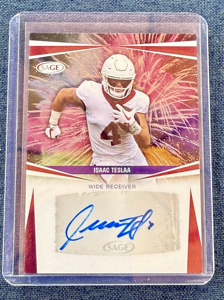 2025 SAGE Hit Auto RC Isaac Teslaa Autograph Rookie Card #A