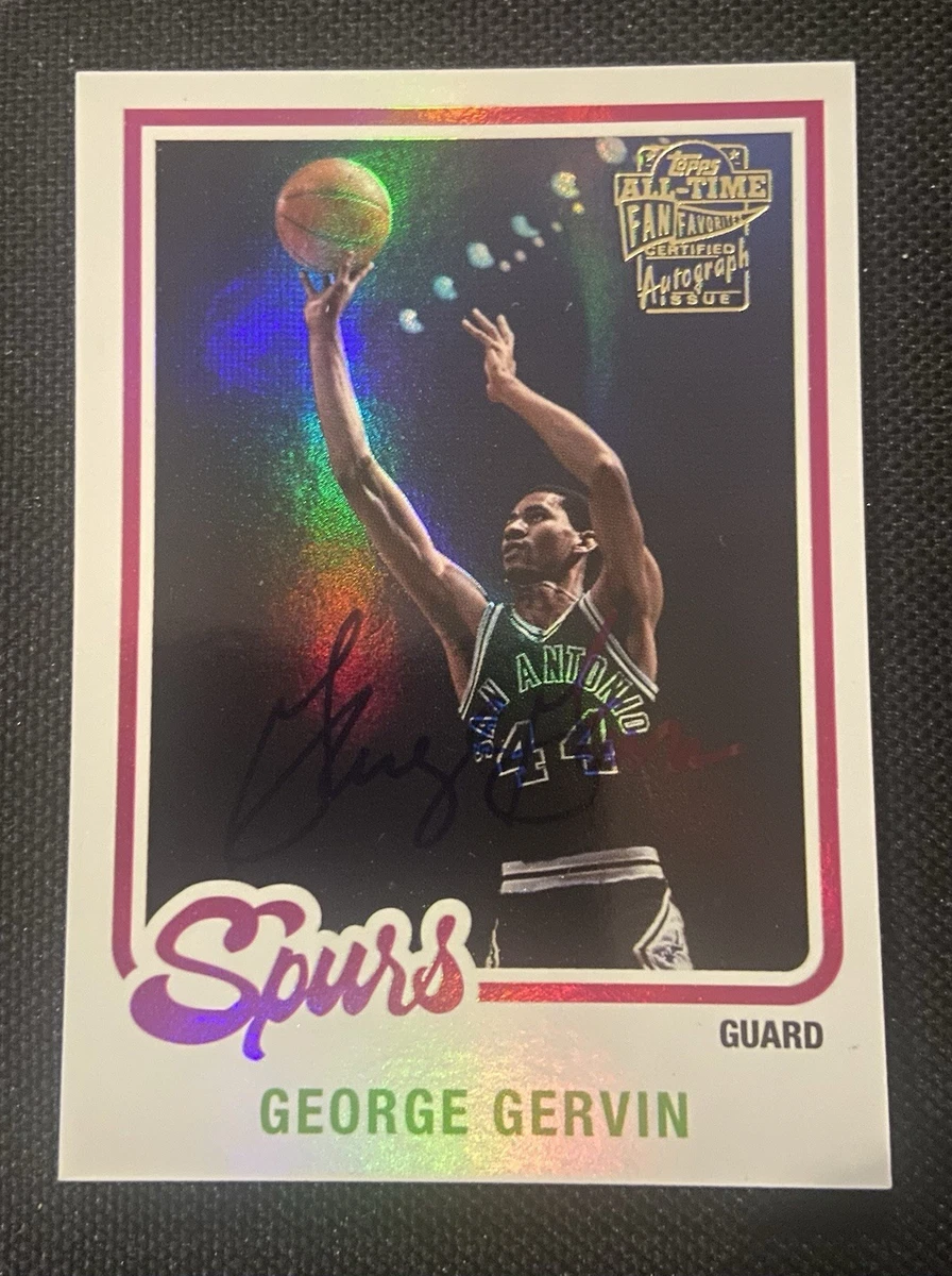 Topps George Gervin Basketball Serial Numbered Sports Trading