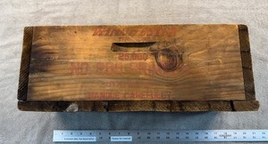 Vintage Winchester Trade Mark 25,000 No. 209 PRIMERS Staynless Wooden Box Crate