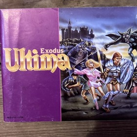 Exodus Ultima Nintendo NES Authentic Manual