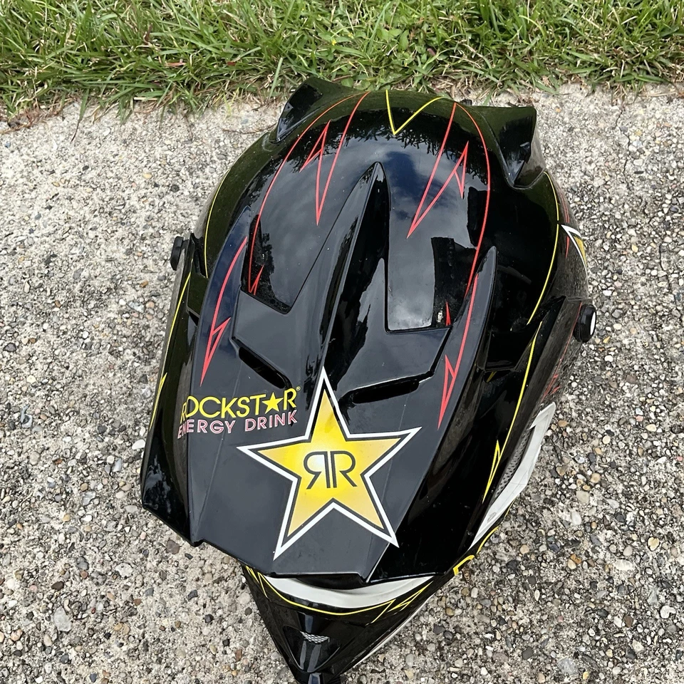 Casco de motocross Answer Rockstar Energy Drink con gafas TX-22 mayo 2008 talla M Foto 4 de 4