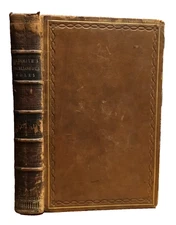 1806 Miscellaneous Works Of Oliver Goldsmith Vol. IV Essays Engravings Leather