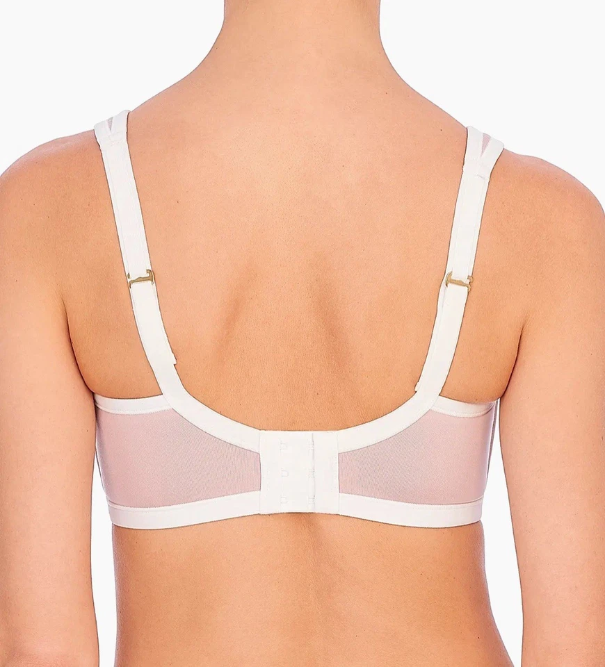 Sujetador deportivo convertible con aros Natori 731050 Yogi talla 32G moca/marfil Foto 2 de 3