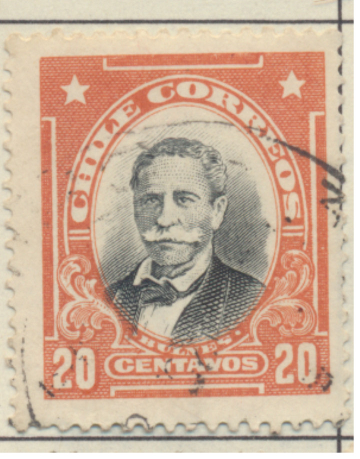 Chile Stamp Scott #105, Used
