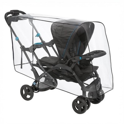 SASHA'S Rain and Wind Cover for Both Baby Trend 1 Count (Pack of 1), Clear 