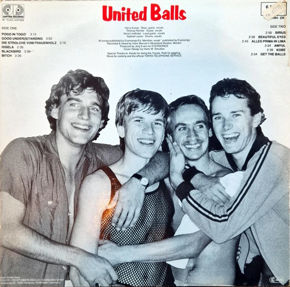 United Balls - Pogo in Togo (Ska) Jupiter Vinyl LP OIS nm - Bild 2 von 4