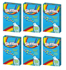 Skittles Drink Mix Tropical Punch 6 Pack Boxes Sugar Free Water Flavor Pack