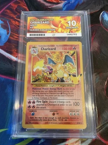 ACE 10 Charizard 4/102 Celebrations 25th Gem Mint Pokemon Card