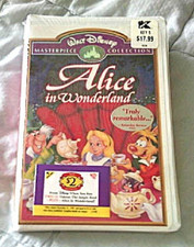 Disney ALICE IN WONDERLAND (VHS 2006) NEW & SEALED