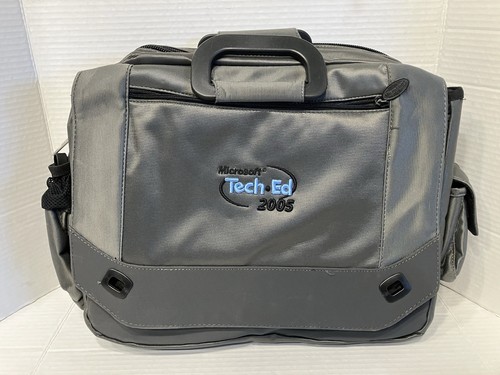 Microsoft Tech Ed 2005 Technology IT Laptop Messenger Bag Briefcase - Afbeelding 10 van 10