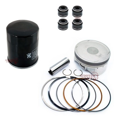 Piston kit, oil filter, valve seals Arctic Cat ATV 425 CR Alterra 450 XC 450 EFI