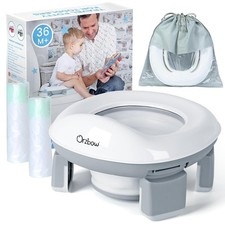 Orzbow Portable Potty Training Toilet for Boys and Girls with Storage Bag - Fold