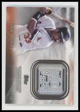 2021 Topps Update #T70P-EM Eddie Murray 70th Anniversary Manufactured Logo Patch