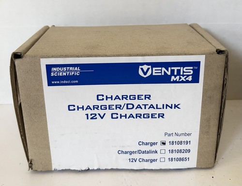 Industrial Scientific Ventis MX4 Wall Charger 18108191 Charging...NEW-OPENBOX