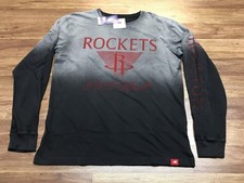 MENS L - NEW Sportiqe NBA Houston Rockets Basketball Long Sleeve T-Shirt