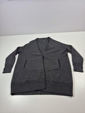 Lululemon Cardi All Day Chunky 100 Merino Wool Oversized Gray Cardigan Size M/L