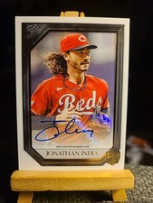 2021 Topps Gallery Gold Rookie Autograph Johnathan India