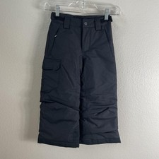 Columbia Snow Pants Kids 5/6 Black Omni-Tech Outgrown Ski Winter Insulated