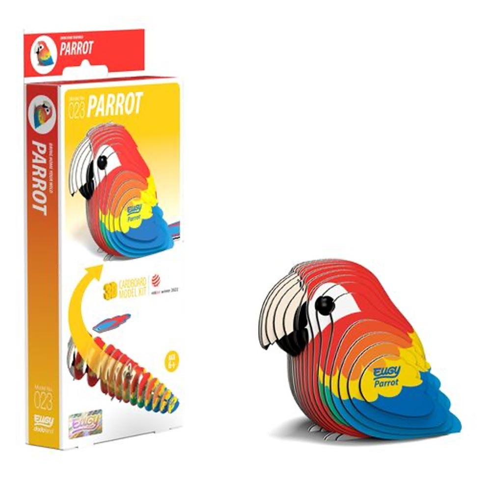 EUGY PARROT Model 3D Craft Kit 023- Brand New - Image 5