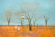 Carroll Cloar: Under the Persimmon Tree 22x30 Archival Quality Fine Art Print