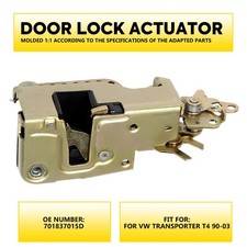 Front LEFT Door Lock mechanism for VW TRANSPORTER T4 701837015D 1990-2003 NEW UK