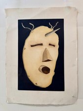 Germaine Arnaktauyok ?Fertility Mask? 2001 Inuit Etching & Aquatint Signed/Numbe