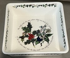 Portmeirion Holly and the Ivy Baker 10" Square Christmas Lasagna Casserole Pan