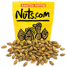 Nuts Com Roasted Pepitas 2 Lb Bag, Salted No Shell Pumpkin Seeds, Healthy Sn