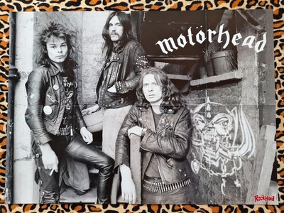 MOTÖRHEAD * GIANT TRIPEL Poster = LEGENDARY TRIO + 2x LEMMY * 82 x 59