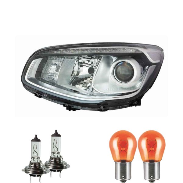 Halogen Scheinwerfer Frontscheinwerfer Rechts H7 FüR KIA Soul II Inkl. Lampen-image