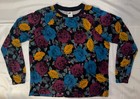 Women’s Nike Sportswear Icon Clash All Over Print Sweatshirt Fleece Roses Large