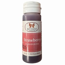 2X  Butterfly Strawberry Flavouring Extract 0.8 fl. oz (25 ml) Food Flavoring