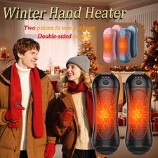 2025 Newest 6000mAh Rechargeable Hand Warmers,3 Heating Modes for Winter,2 Pack