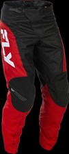 Fly Racing F-16 MX Pant Black Red White Adult Motocross Off-Road Enduro