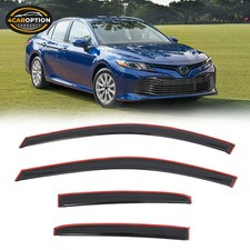 Fits 18-24 Toyota Camry In Channel Window Visors Rain Sun Guard Vent Deflector Fits 18-24 Toyota Camry In Channel Window Visors Rain Sun Guard Vent Deflector
