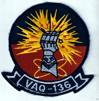 USN US Navy VAQ-136 Electronic Attack Squadron 135 ''Gaunlets'' patch