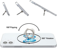 Cute Butterflies Phone Ring Holder, 3 Pack Universal Finger Ring Stand Grip K...