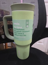 Brand New Owala 40 oz. Stainless Steel Straw Tumbler + FREEBIES