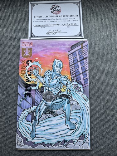 Iceman Sketch-Original Art By Artist Just Josh Draws (Josh Menendez) W/COA