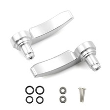 New Silver Saddlebag Latch Lever Lid Lifter For Road Glide Ultra Fltru 2016-2020