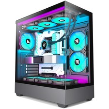 F1 Gaming Pc Case - 360mm Radiator Support Atx Mid-tower