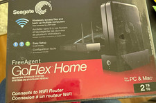 Seagate FreeAgent GoFlex Home 2TB NAS Ethernet DLNA UPnP Remote Access PC/Mac