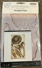 Re-Design with Prima Decor Mould - Grandeur Flora (Sunflower)